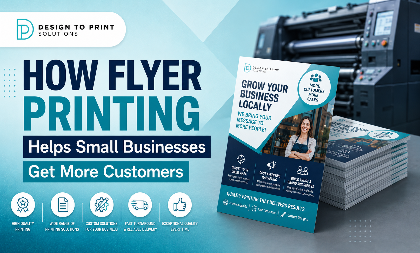 How Flyer Printing Helps Small Businesses Get More Customers